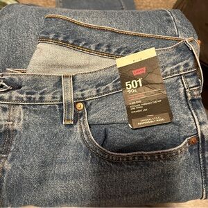 Levi's 501 '90s Straight Leg Jeans - Classic Blue